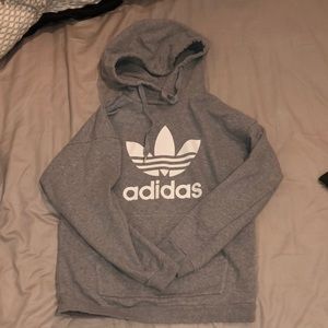 Gray Adidas Hoodie